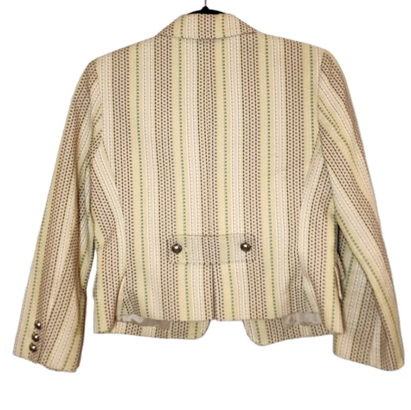 BCBGMAXAZRIA multi-colored stripe blazer. Women's size small. - Picture 12 of 16